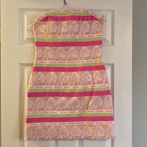 Lilly Pulitzer Strapless Dress Size 6